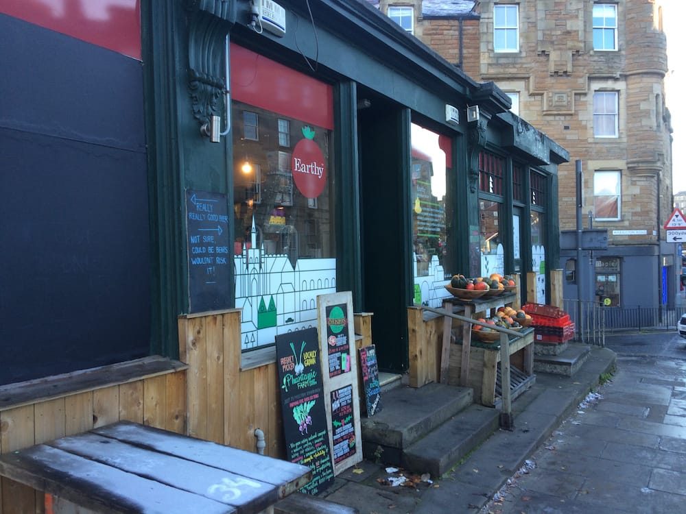 Earthy Canonmills health food shop in